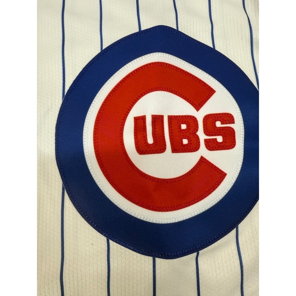 Nike Chicago Cubs Cody Bellinger 24 Home Jersey Mens XL White Pinstripe MLB - Picture 3 of 16